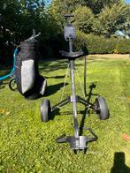 Golftas met trolley, Sport en Fitness, Golf, Ophalen of Verzenden, Zo goed als nieuw, Golfkar