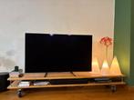 Houten TV meubel, Ophalen, Minder dan 50 cm, Indiustrieel, Zo goed als nieuw