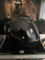 Zwarte Integraalhelm - Maat L, Motoren, Overige merken, M, Heren, Ophalen of Verzenden