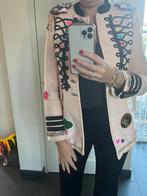 Oeteldonk jas roze fluweel met zwart maat S/M 36/38, Kleding | Dames, Carnavalskleding en Feestkleding, Zara, Carnaval, Ophalen of Verzenden