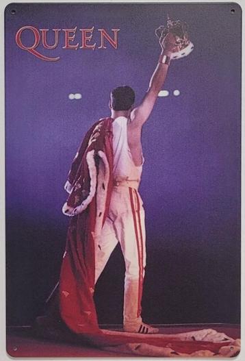 Freddie Mercury Queen reclamebord van metaal wandbord deco  beschikbaar voor biedingen