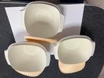 3 servalier kommen tupperweare, Huis en Inrichting, Keuken | Tupperware, Ophalen of Verzenden, Gebruikt, Crème, Bak of Kom
