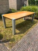 Eettafel, Huis en Inrichting, Tafels | Eettafels, Ophalen, Gebruikt, 50 tot 100 cm, Vijf personen of meer