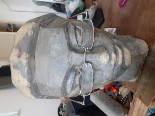 Afrikaanse, beeld van een erg sprekend gezicht  ., Antiek en Kunst, Kunst | Beelden en Houtsnijwerken, Ophalen of Verzenden