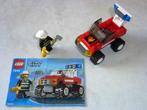 Lego city serie, brandweerman met jeepje, set nr. 7241, Ophalen of Verzenden, Zo goed als nieuw, Complete set, Lego