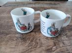 2 Wedgwood Peter Rabbit Mokken - Zo Goed Als Nieuw, Ophalen of Verzenden