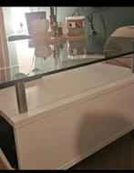 Salontafel met wieltjes, Huis en Inrichting, Tafels | Salontafels, 50 tot 100 cm, Minder dan 50 cm, Rechthoekig, 50 tot 100 cm