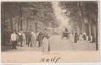 Bussum Brinklaan veel mensen, Verzamelen, Ansichtkaarten | Nederland, Verzenden, Voor 1920, Gelopen, Noord-Holland