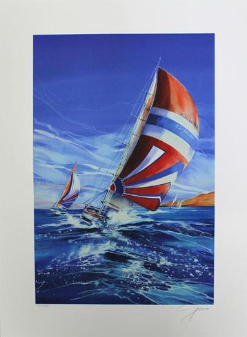 Spencer - Le Spi Rouge - Litho Handgesign. beschikbaar voor biedingen