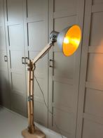 Industriële vloerlamp, Huis en Inrichting, Lampen | Vloerlampen, Ophalen, Zo goed als nieuw, 150 tot 200 cm