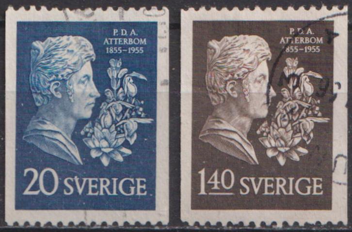 Zwitserland serie 411 - 412 O. ADV. no.54 T., Postzegels en Munten, Postzegels | Europa | Overig, Gestempeld, Overige landen, Verzenden