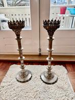 Verzilverde kerkkandelaars, Ophalen of Verzenden, Zilver