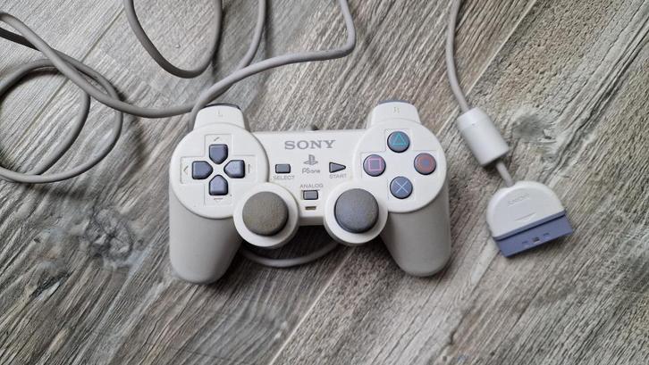 Playstation One controller (Dual Shock 1), Spelcomputers en Games, Spelcomputers | Sony PlayStation Consoles | Accessoires, Gebruikt