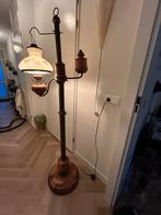 Antieke Schemerlamp met Bloemenmotief, Ophalen