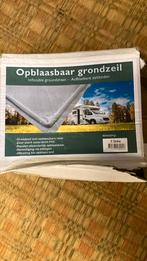 Nieuw grondzeil met opblaasbate randen 3,5 x 4 m, Caravans en Kamperen, Ophalen, Nieuw