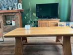 Authentieke Houten Salontafel, Ophalen, Gebruikt, 100 tot 150 cm, Eikenhout