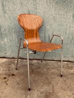 Mooie Tubax pagwood stoelen-belgische Vlinderstoelen (38stk), Gebruikt, Bruin, Vintage, Ophalen of Verzenden