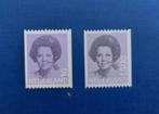 Postzegel NL 1981 ev PF 2 zegels Beatrix 2 zijden ongetand, Postzegels en Munten, Postzegels | Nederland, Ophalen of Verzenden