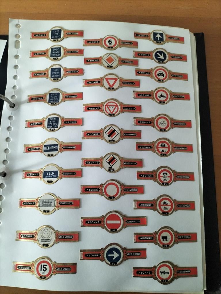 Sigaarenbandjes, Ophalen, Gebruikt