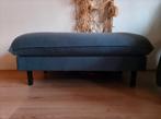 Voetenbankje donker grijs, Huis en Inrichting, Banken | Voetenbanken en Poefen, Ophalen, Zo goed als nieuw, Rechthoekig, Minder dan 50 cm