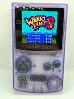 Nintendo Gameboy Color Paars - IPS OLED mét Touchscreen, Spelcomputers en Games, Spelcomputers | Nintendo Game Boy, Ophalen of Verzenden