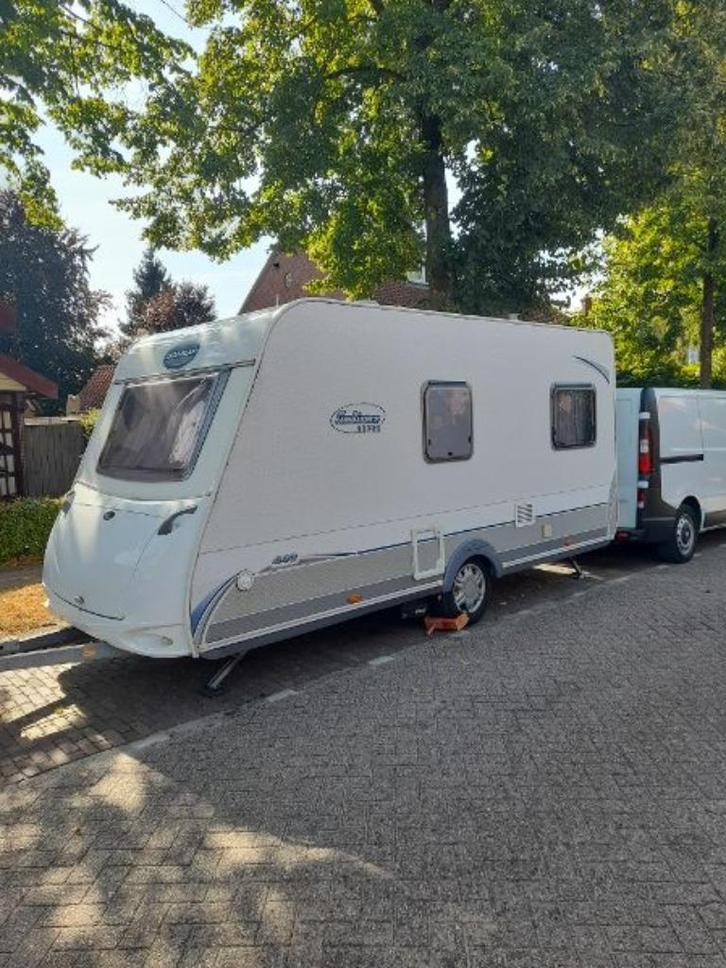 caravelair ambiance style 440, airco, toilet, boiler, douche, Caravans en Kamperen, Caravans, Particulier, tot en met 4, 750 - 1000 kg