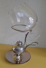 cognac verwarmer ( verzilverd ) met cognacglas, Ophalen, Gebruikt, Overige typen