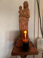 Houten condole met verlichting., Ophalen of Verzenden
