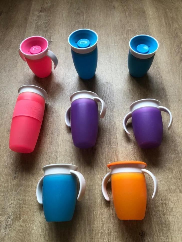 Diverse Munchkin Miracle 360* Drinkbekers, Kinderen en Baby's, Kinderspulletjes, Zo goed als nieuw, Ophalen