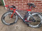 Triatlonfiets Focus, frame maat 54 cm, Fietsen en Brommers, Fietsen | Racefietsen, Overige merken, Carbon, 10 tot 15 versnellingen