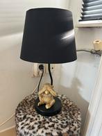 Schemerlamp met gouden aap, Ophalen of Verzenden, Zo goed als nieuw, Metaal, Minder dan 100 cm