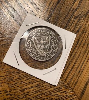 Duitse Drei Reichsmark Munt / Duitsland Reich beschikbaar voor biedingen
