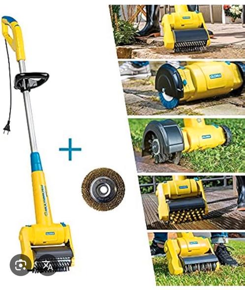 Gloria Multibrush (500w, 2 borstels, Netstroom), Tuin en Terras, Hand-tuingereedschap, Nieuw, Overige soorten, Ophalen