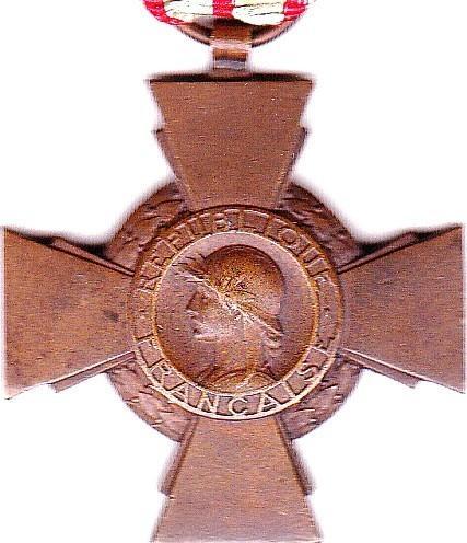 REPUBLIQUE FRANCAISE   CROIX DU COMBATTANT, Postzegels en Munten, Penningen en Medailles, Overige materialen, Ophalen of Verzenden