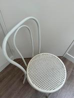Stoeltje wit, Ophalen, Gebruikt, Wit, Metaal