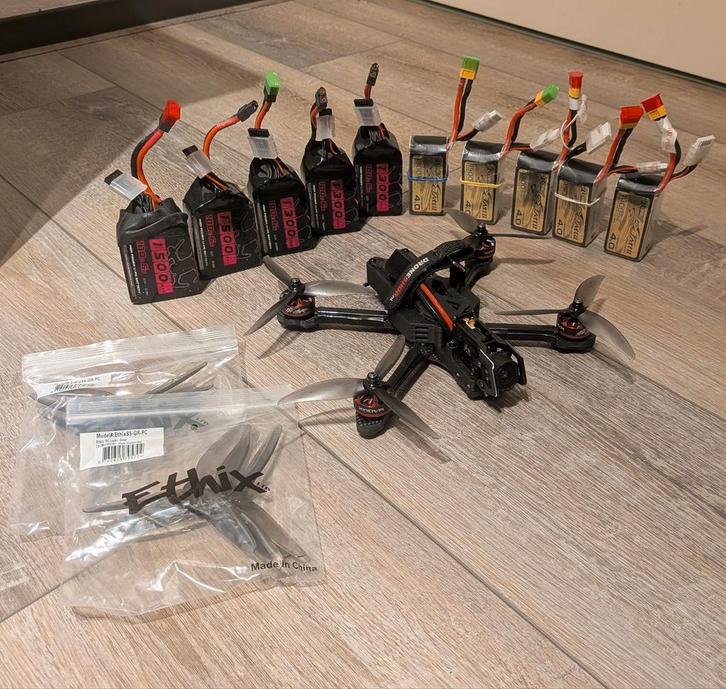 Impulse RC Apex 5 EVO FPV Drone - Complete Set, Audio, Tv en Foto, Drones, Gebruikt, Racedrone, Standaard kwaliteit, Overige merken