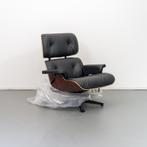 2x Vitra Eames Lounge Chair + Hocker Palisander Chroom/Zwart, Niet ingevuld, Niet ingevuld, Nieuw, 75 tot 100 cm