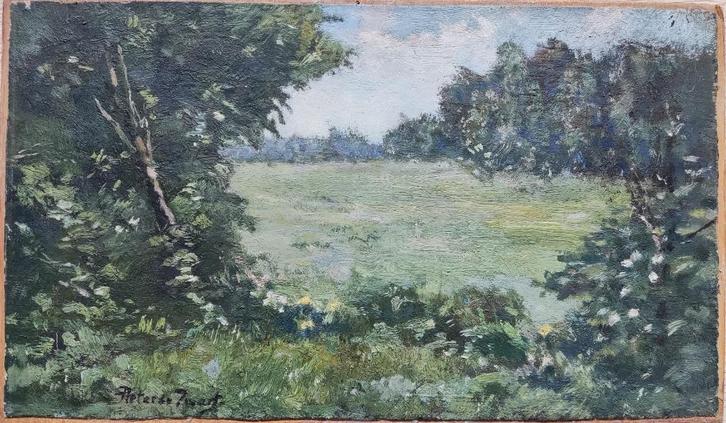 Pieter de Zwart (1880-1967) - Boerenlandschap, Antiek en Kunst, Kunst | Schilderijen | Klassiek, Ophalen of Verzenden