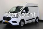 Ford Transit Custom 2.0 TDCI 130PK L1H2 Automaat EURO 6 - Ai, Auto's, Bestelauto's, Stof, Gebruikt, 4 cilinders, Wit