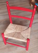 Mooi houten kinderstoeltje, rood, Ophalen, Zo goed als nieuw, Stoel(en)