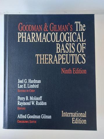 Goodman & Gilman`s The Pharmacological Basis of Therapeutics beschikbaar voor biedingen