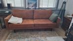 Bank Collin 2,5-zits - cognac leen bakker, Ophalen, Tweepersoons, 75 tot 100 cm, Zo goed als nieuw