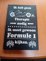 Formule 1 houten bord, Ophalen of Verzenden, Zo goed als nieuw