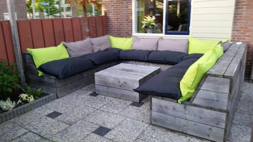 Loungekussens/palletkussens 18 stuks!, Tuin en Terras, Tuinmeubel-accessoires, Zo goed als nieuw, Ophalen