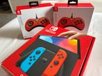 Nitendo switch met 2 extra controllers, Spelcomputers en Games, Ophalen, Zo goed als nieuw, Met 2 controllers, Switch Original