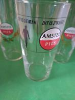 Amstel glazen, Verzamelen, Glas en Borrelglaasjes, Ophalen, Zo goed als nieuw, Bierglas