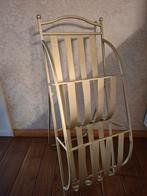 Smeedijzere goudkleurige lectuurbak, Huis en Inrichting, Woonaccessoires | Krantenbakken en Lectuurbakken, Ophalen of Verzenden