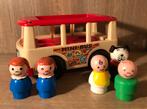 Vintage Fisher Price 1969 minibus speelgoed auto Retro, Ophalen of Verzenden, Gebruikt, Auto of Voertuig