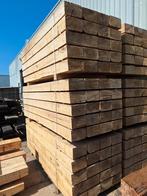 Nieuwe  eiken  balken  Spoorbielzen  Spoorbielzen  palen, Tuin en Terras, Bielzen en Borders, Ophalen, Nieuw, Hout, Biels