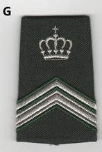 Losse rang epaulet Sergeant 1e klasse Instructeur DT2000, Ophalen of Verzenden, Landmacht, Nederland, Embleem of Badge
